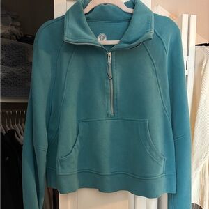 Lululemon Athletica Blue Relaxed Crop Sweatshirt
